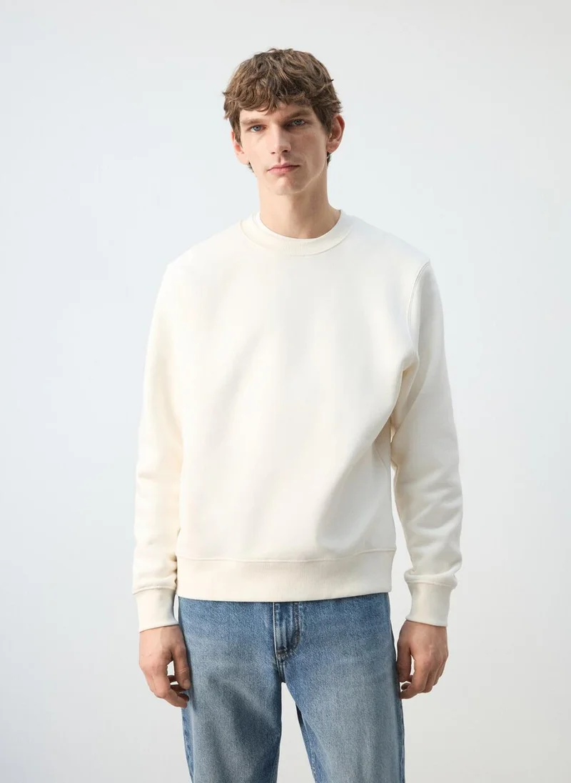 Regular-fit cotton sweatshirt
